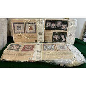 The Creative Circle Cross Stich Art Kit Lot of 4 Sealed Kits Vintage 1987